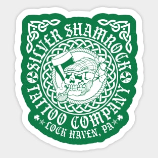 2k24 Silver Shamrock Tattoo Company St. Paddy's Style 01 Sticker